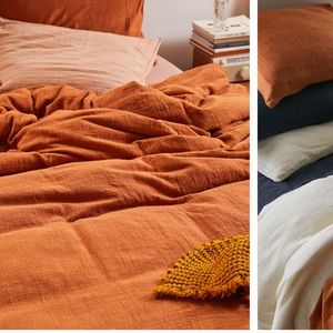 Urban outfitters king size honey color duvet cover